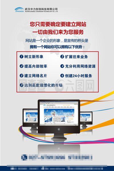 网站建设海报
